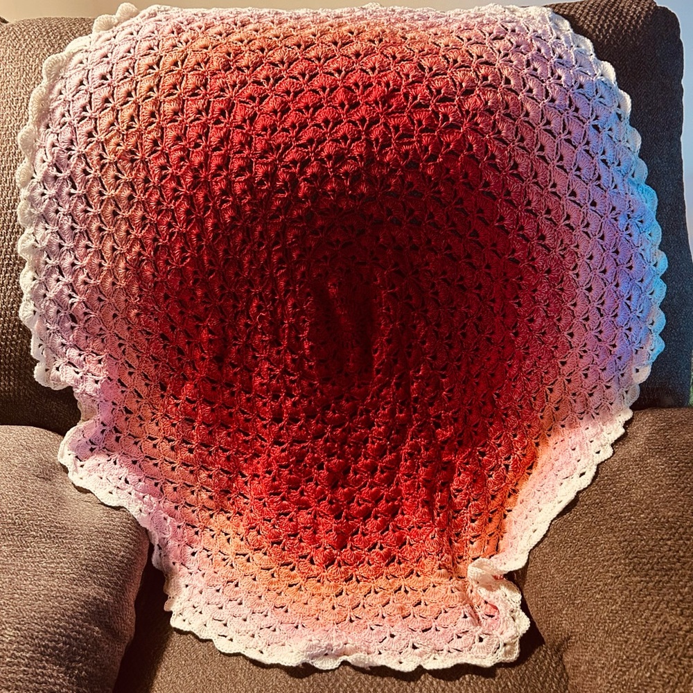 Rose Flower Throw